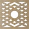 Ekena Millwork Chevron Wood Fretwork Pierced Ceiling Medallion, Hickory, 26"OD x 6 3/4"ID x 3/8"T CMWP26X26X0375CHHI - alternate 3